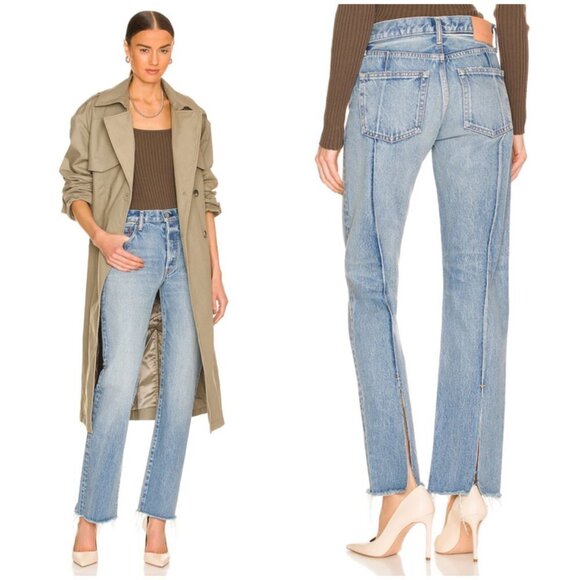 đź’•MOUSSY VINTAGEđź’• Siena Mid-Rise Straight-Leg Jeans ~ 110 Blue 29 NWT - Picture 1 of 16